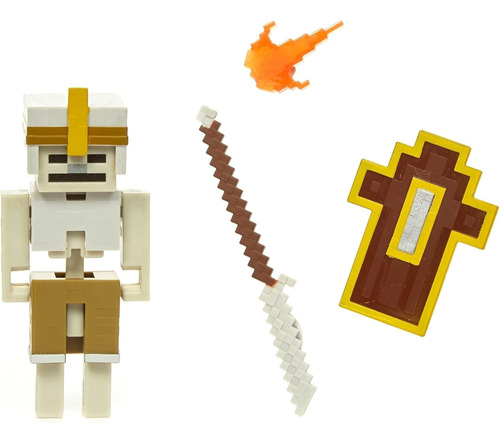 Mattel Minecraft Dungeons 3.25-in Figura De Batalla Coleccio