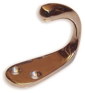 Gancho Percha Simple Bronce Cromado  47mm.   Ab Brass   Ch03