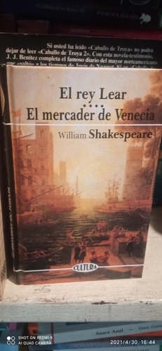 El Rey Lear. El Mercader De Venecia. William Shakespeare