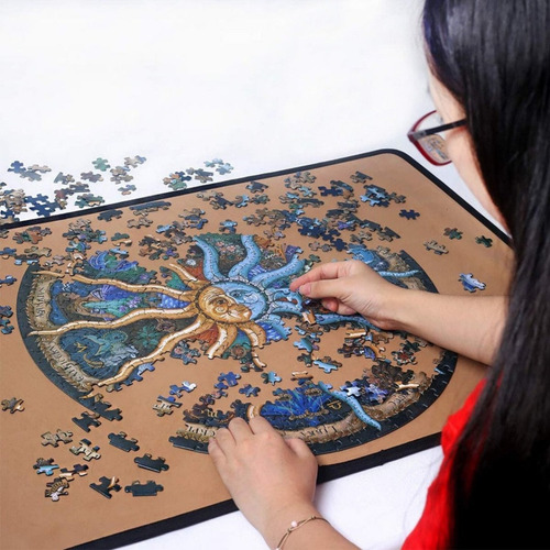 Imagen 2 de 5 de Rompecabezas Mandala Zodiaco, 500 Piezas