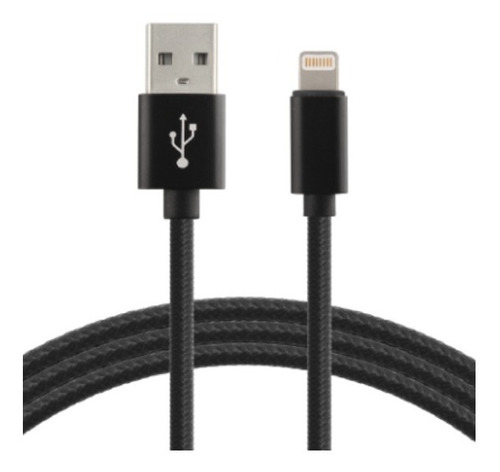 Cable Nylon Trenzado Lightning A Usb iPhone iPad Carga Rápid