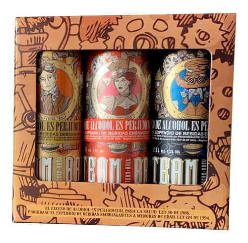 Pack Cerveza Alemana Steam Brew 3 Lata*5 - mL a $97