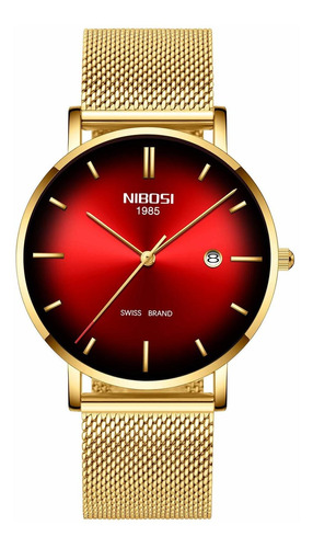 Reloj De Pulsera Para Hombre Ultra Delgado Para Hombres A La