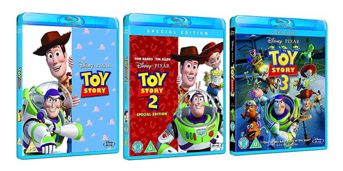 Toy Story Boxset Trilogia 1 2 3 Películas Blu-ray Nuevas
