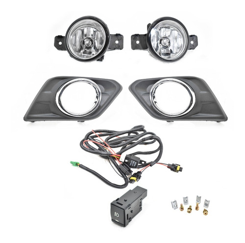 Kit De Faros De Niebla C/cable Xtrail 2015 2016 2017*