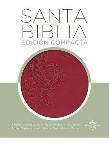 Libro Santa Biblia Edicion Compacta Color Cranberry Rvr 1960