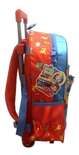 Imagem 3 de 4 de Mochila G Rodinhas Luccas Neto E Gi Fala Com Som Original
