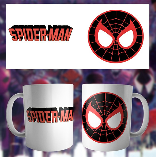 Dos Tazas Sublimadas Spider-man Miles Morales Spider-gwen
