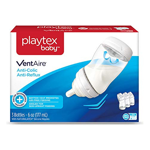 Paquete De 3 Botellas Grandes Playtex Libre De Bpa (bisfenol