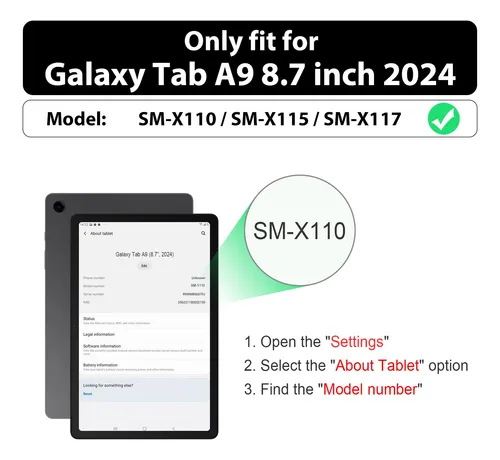 Funda Para Samsung Galaxy Tab A9 8.7 PuLG. (2023)_azul
