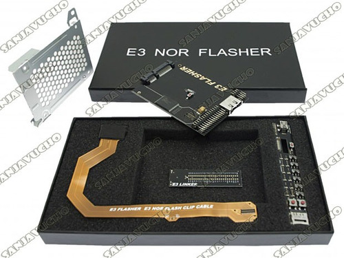 E3 Flasher Completo + Clip E3 De Repuesto Downgrade Ps3