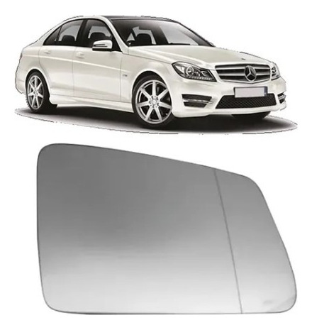 Lente Do Retrovisor Mercedes C200 2014 Com Sensor