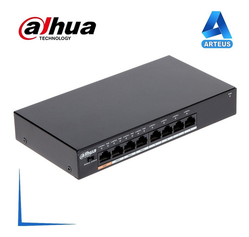 Dahua Pfs3008-8et-60 - Switch Poe 10/100 8puertos 4poe 60w
