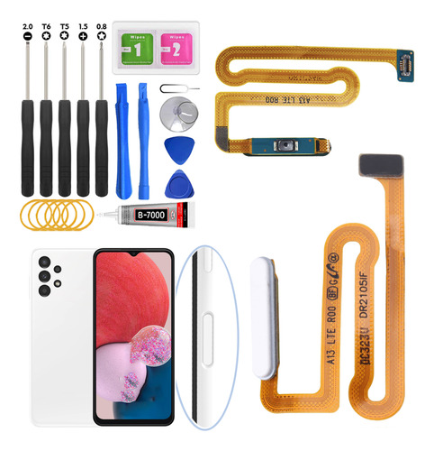 Flex Flexor Sensor De Huella Para Samsung A13 4g A135 Blanco