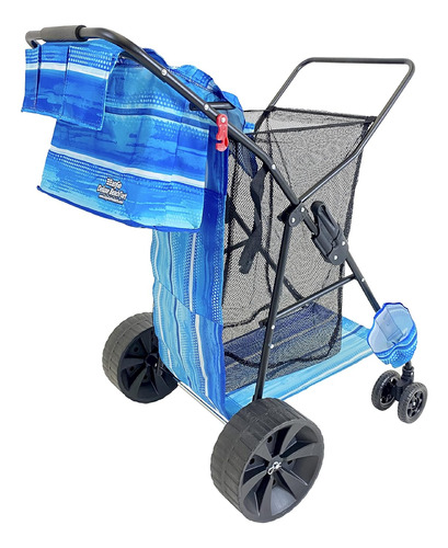 Carrito De Playa Plegable Resistente Ruedas Grandes De ...