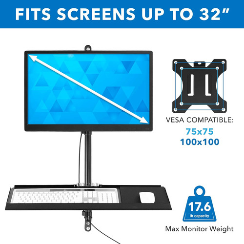 Soporte Para Monitor Y Cpu De Pared