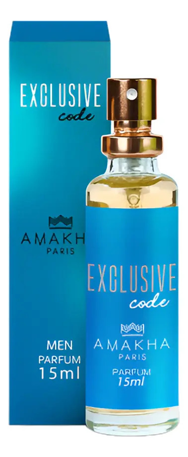 Deo Colônia Masculino Exclusive Code 15ml - Amakha Paris