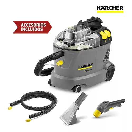 Lava aspiradora industrial De tacho Kärcher Professional Puzzi 8/1 C 8L  gris, negra y amarilla 220V-240V 50Hz/60Hz
