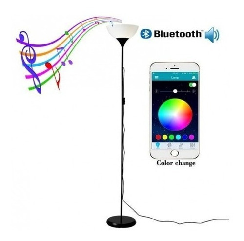 Lámpara De Piso Bluetooth