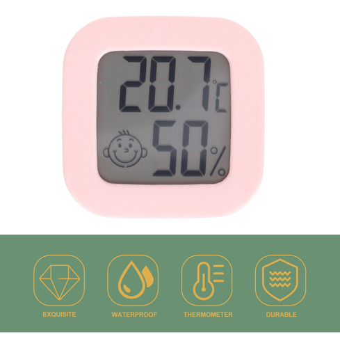 Medidor Electrónico De Temperatura Y Humedad 4 Piezas