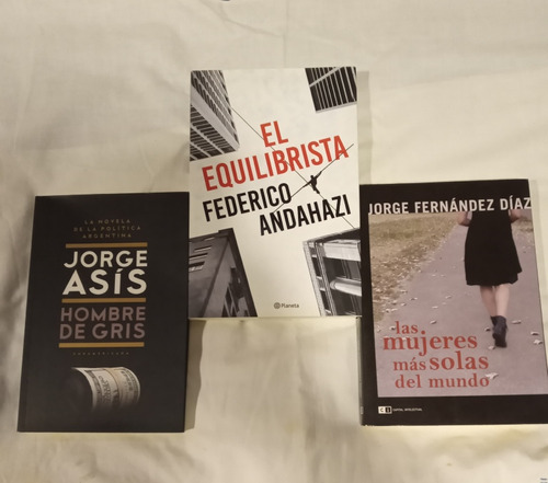 Jorge Asis + Andahazi + Fernandez Diaz/lote X 3 Libros