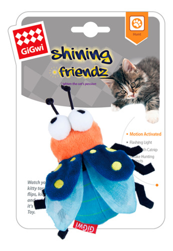 Gigwi® Shining Friendz Luciernaga Led Y Catnip Para Gatos