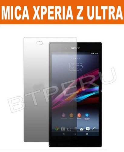 Mica Film Protector Pantalla Sony Xperia Z Ultra C6802 Xl39h