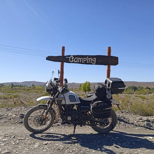 Imagen 3 de 19 de Royal Enfield Himalayan Bs4 2022 9000km Completa Para Viajar