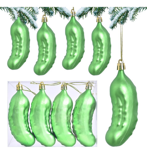 Adornos Navideños De Pepinillos Adornos Navideños De Pepinil