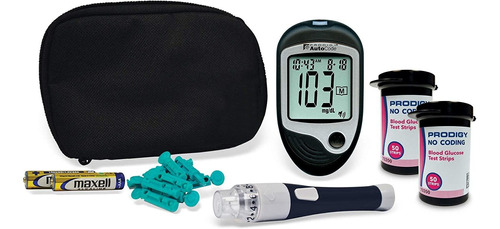 Prodigy Glucose Monitor Kit - Includes Prodigy Meter, 100ct