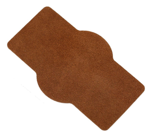 Erhu Pad Antislip Pad Cómoda Suave Pu Cuero Mat B Marrón