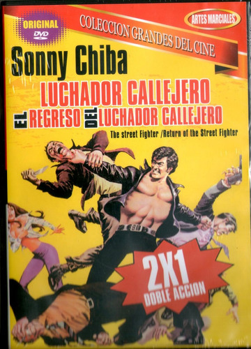 Película Luchador Callejero Vol 1 & Vol 2 Dvd Sellado Cdm