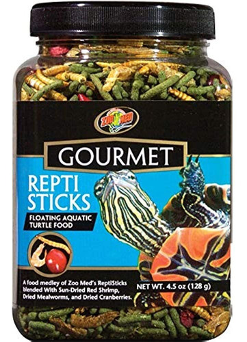 Zoo Med Gourmet Repti Sticks Alimento Flotante Para Tortugas