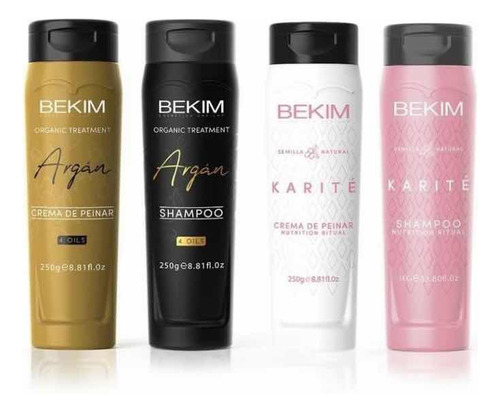 Kit Shampoo + Crema De Peinar  Argan Y Karite De Bekim