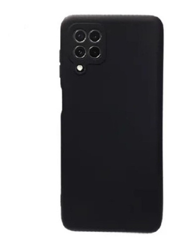 Capa Silicone Veludo Luxo Para Samsung Galaxy M32 4g - Preta