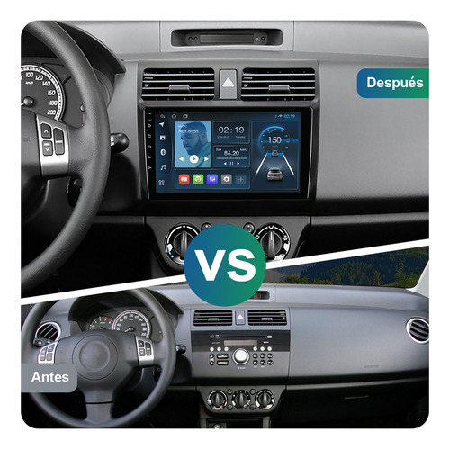 Cc-j Estéreo Carplay 2+32gb Para Suzuki Swift 2003-2010 100