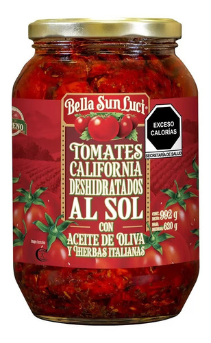 Tomates Deshidratados Al Sol Bella Sun Luci 992 Gr