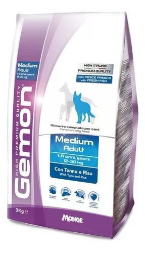 Gemon High Premium Adulto Medium Atun 20kg + Regalo