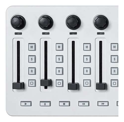 Mixer Controle Midi Portátil Com 8 Botões, Leve,