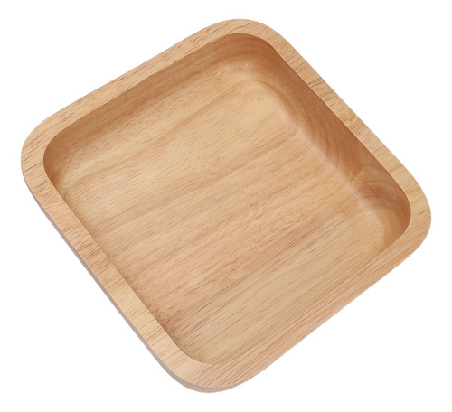 Ensalada En Forma De Tazón De Madera, Cuadrada, Gruesa, Simp