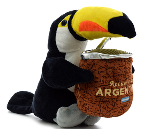 Peluche Tucan Con Mate 20cm Charko 2676