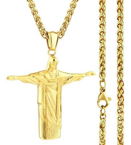 Nuestro Padre Cristo Redentor - Collar Con Colgante De Cruz