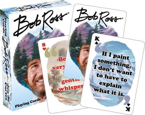 Aquarius Bob Ross Quotes - Juego De 2 Cartas