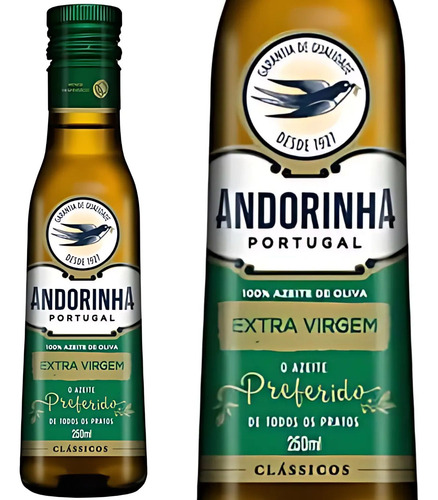 Azeite Extra Virgem Vidro Andorinha 250ml