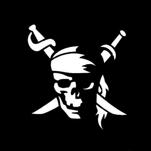 Pirata Jolly Roger Vinilo Calcomania Pegatina | Coches Camio