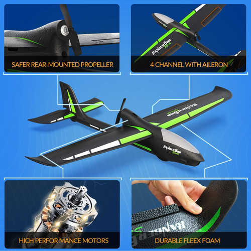 Avión Rc Volantexrc Planeador 4 Canales Rtf 2.4ghz Color