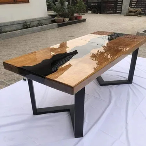 Patas De Herreria Base De Mesa De Centro Parota Marmol 70 Cm