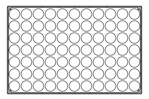 Molde De Silicon Pavoflex Semiesfera Pavoni Px303