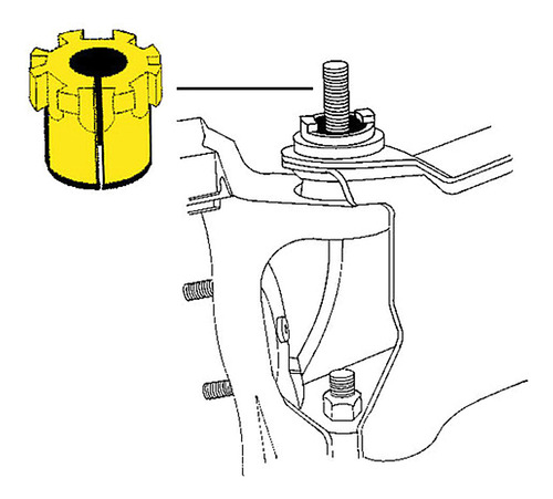 Buje Ajuste Caster/camber Del Excursion 00 Al 05