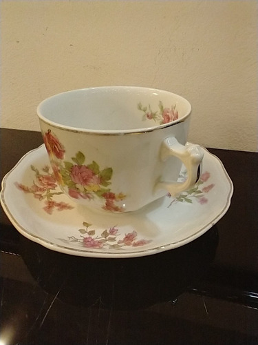 Imagen 4 de 9 de Antigua Taza De Té Con Plato Loza Inglesa Johnson Bros Migno